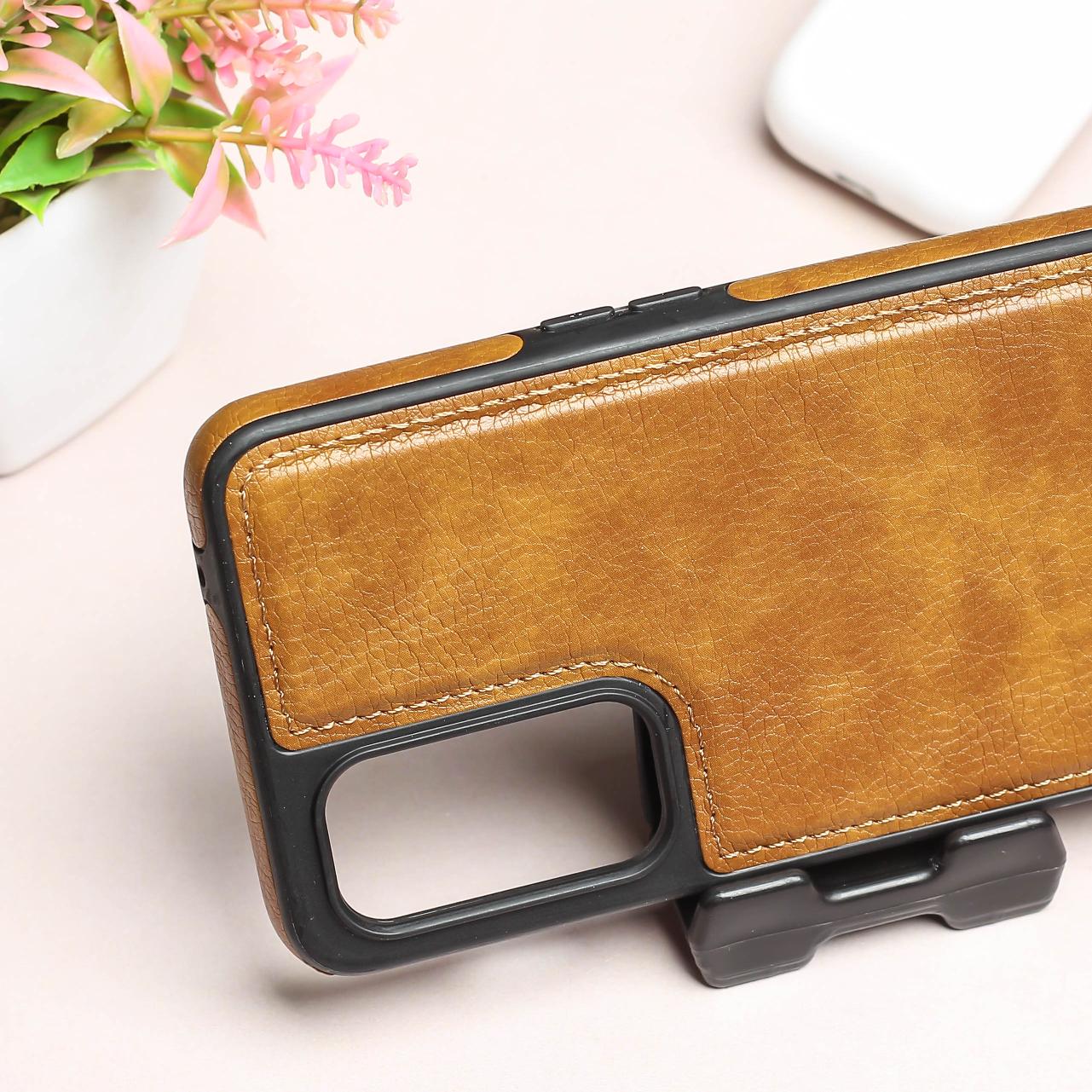 Puloka Brown Leather Case for Oneplus Nord 2 - Image 3