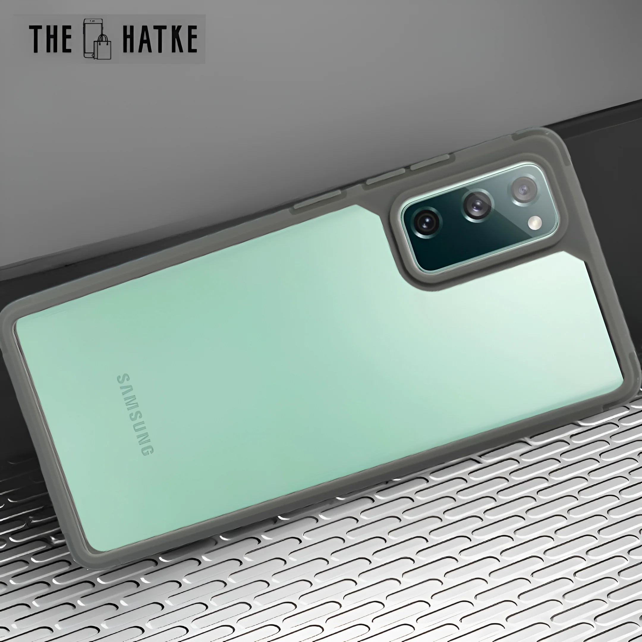 Pureview Grey Hybrid Shockproof Silicone Case for Samsung S20 Fe