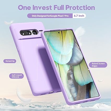 Purple Camera Original Silicone case for Google Pixel 7 Pro - Image 3