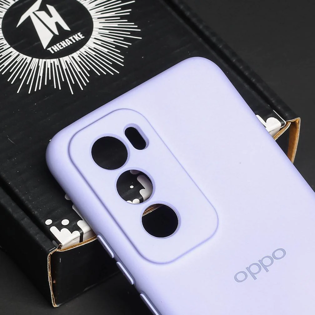 Purple Camera Original Silicone case for Oppo Reno 12 - Image 4