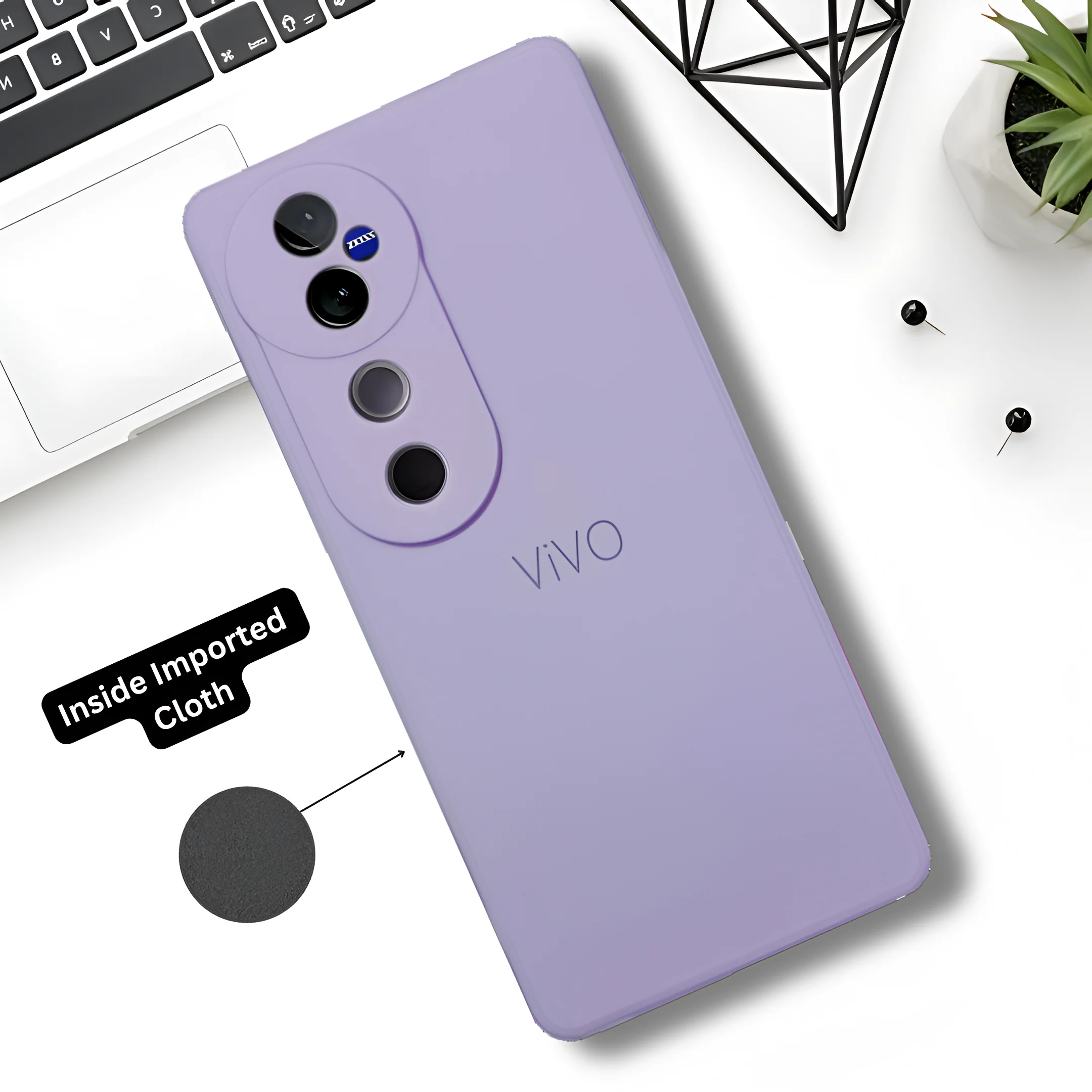 Purple Candy silicone Case for Vivo V40 - Image 5