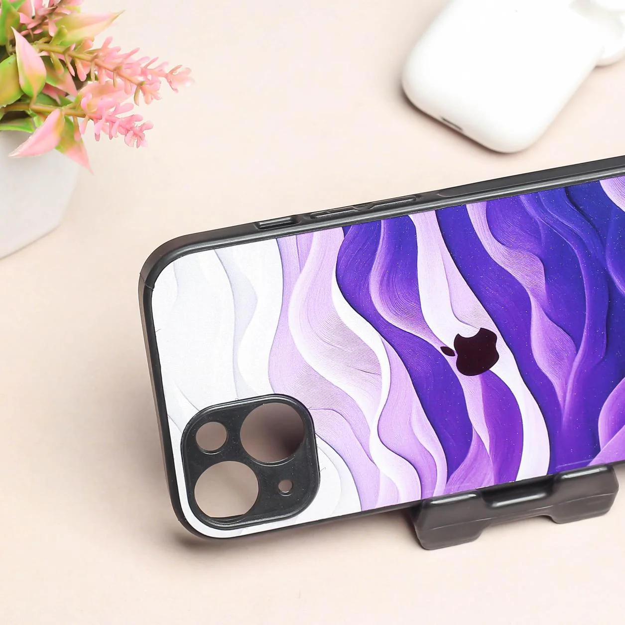 Purple Crest metal back case for Apple Iphone 14 Plus - Image 3