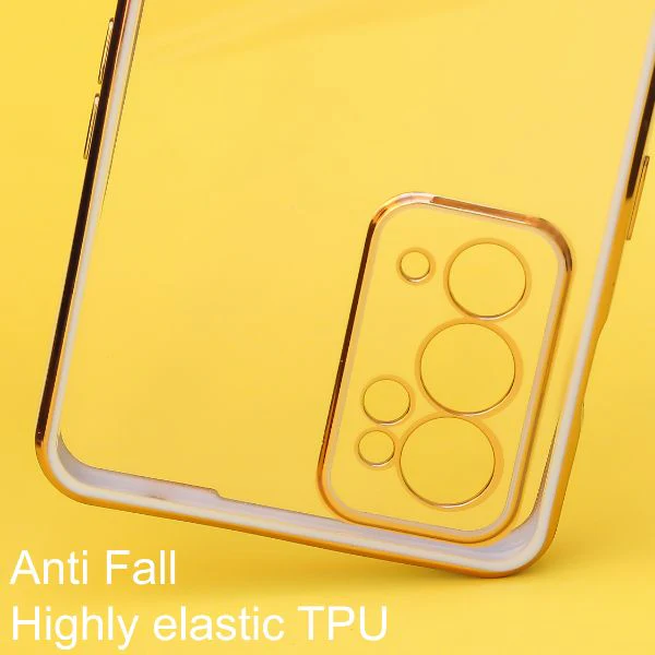 Purple Electroplated Transparent Case for Oneplus 9RT - Image 2