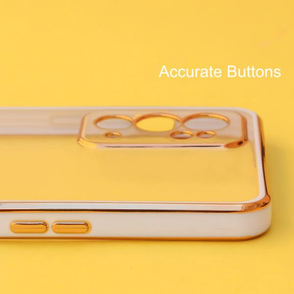 Purple Electroplated Transparent Case for Oneplus 9RT - Image 3