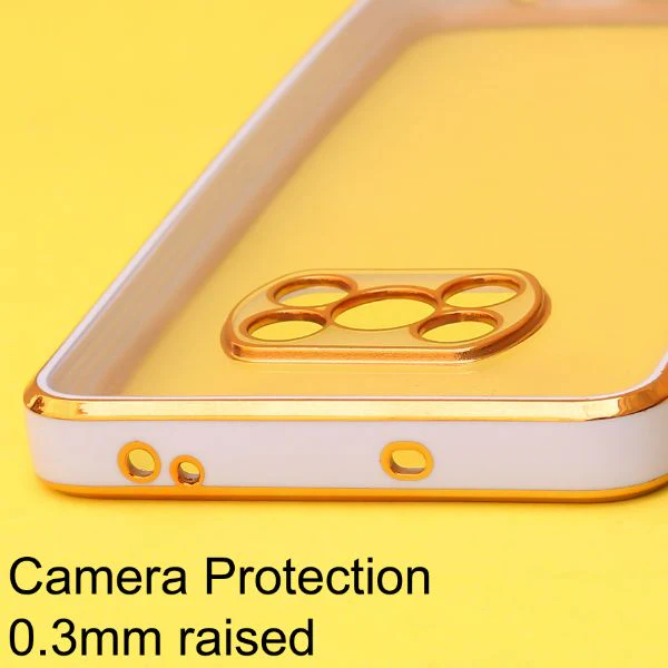 Purple Electroplated Transparent Case for Poco X3 - Image 4