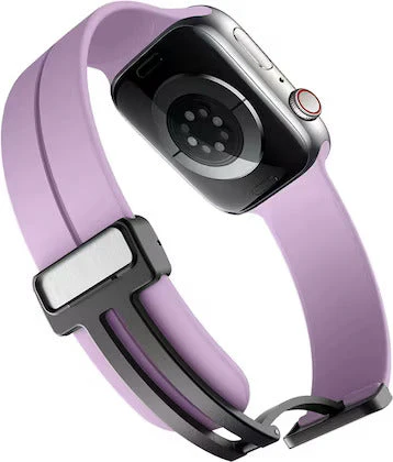 Purple Magnetic Clasp Adjustable Strap For Apple Watch SERIES 4 (42mm/44mm/45mm/46mm/49mm) - Image 4