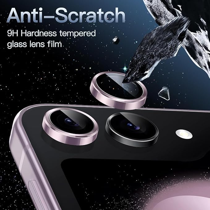 Lite Purple Metallic camera ring lens guard for Samsung Galaxy Z Fold 6 - Image 2