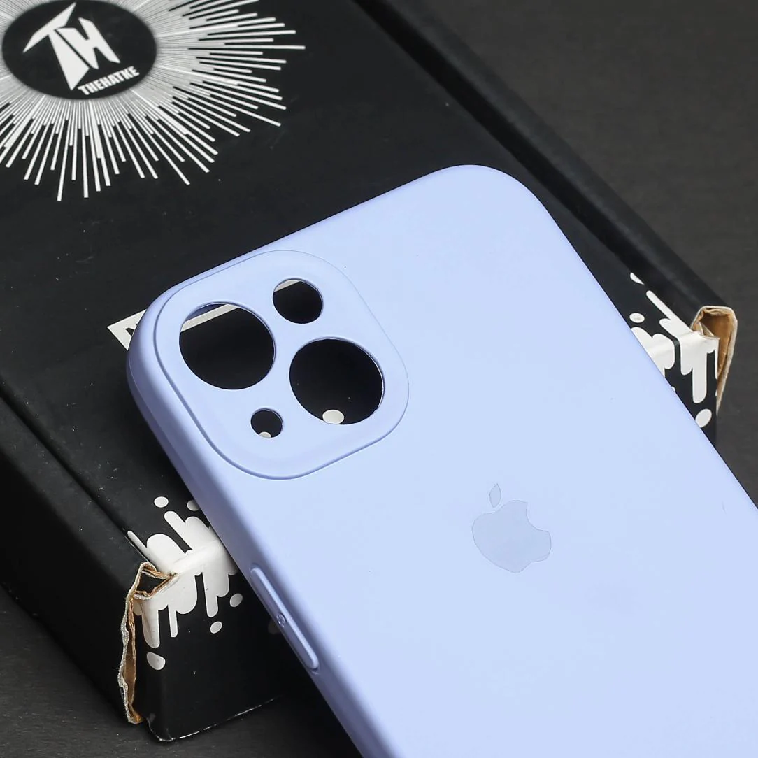 Purple Original Camera Silicone case for Apple iphone 13 - Image 4
