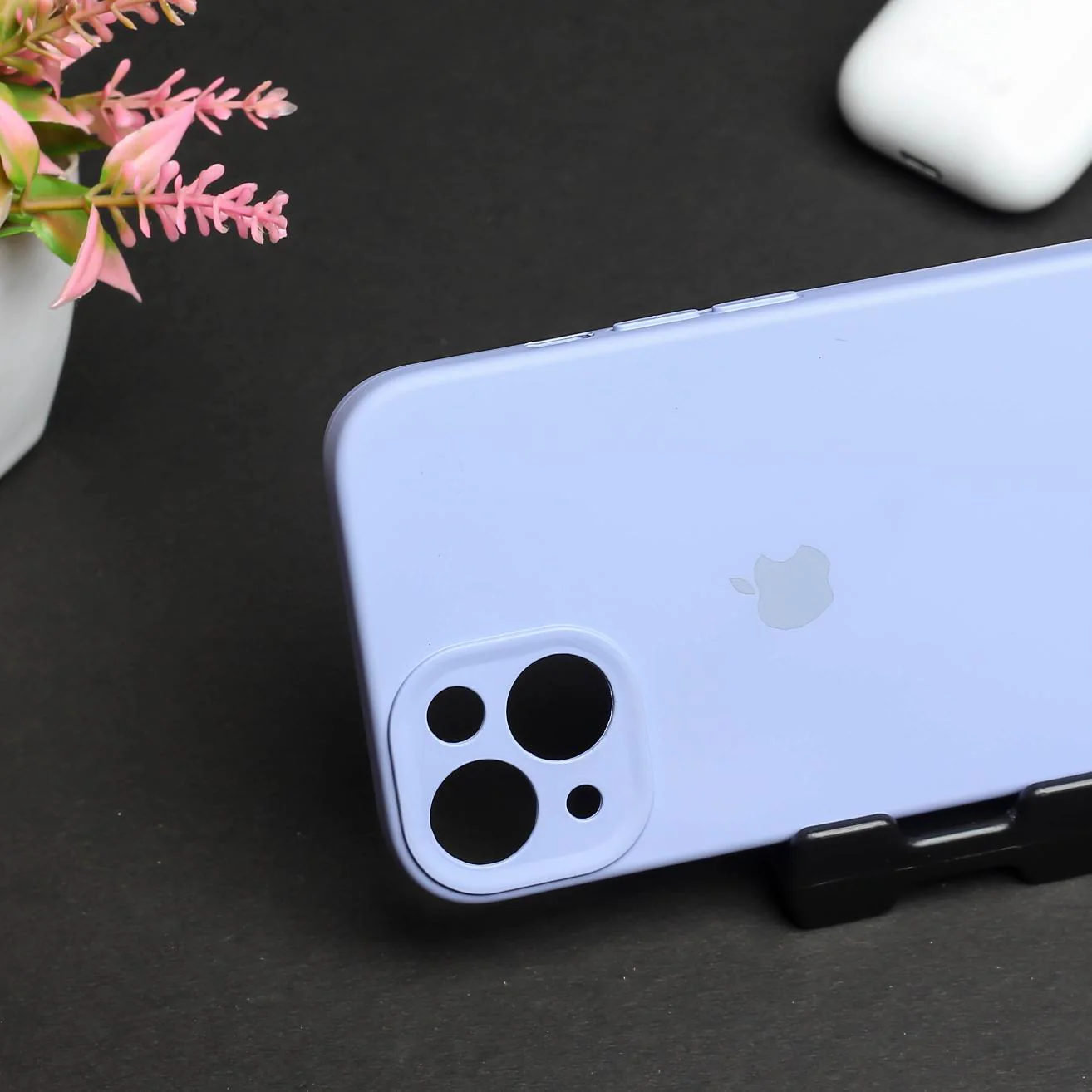 Purple Original Camera Silicone case for Apple iphone 15 - Image 3