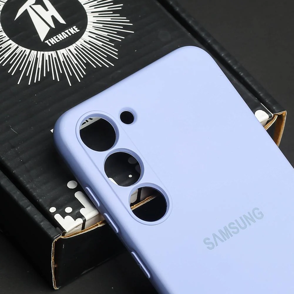 Purple Original Camera Silicone case for Samsung S21 FE - Image 4