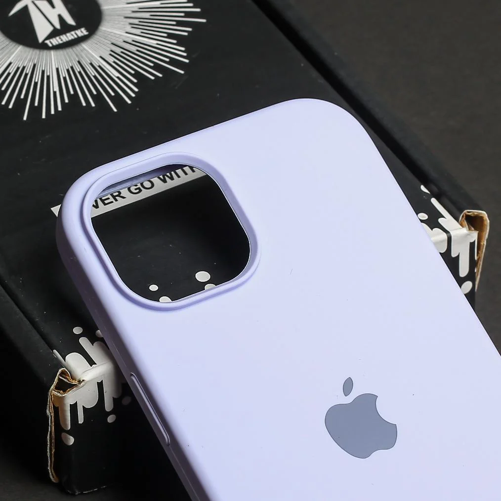 Purple Original Silicone case for Apple iphone 15 Plus - Image 4