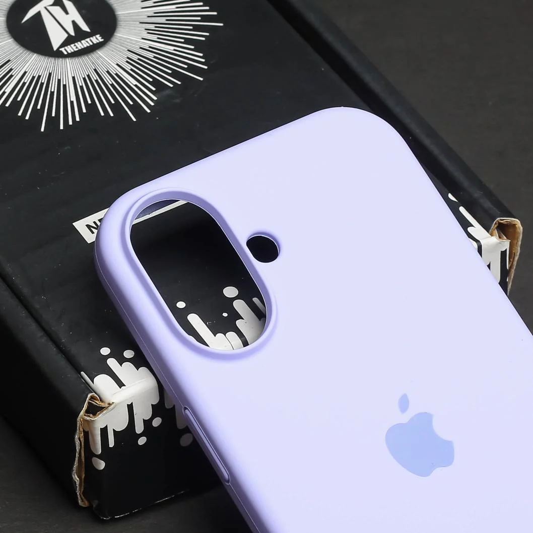 Purple Original Silicone case for Apple iphone 16 Plus - Image 4
