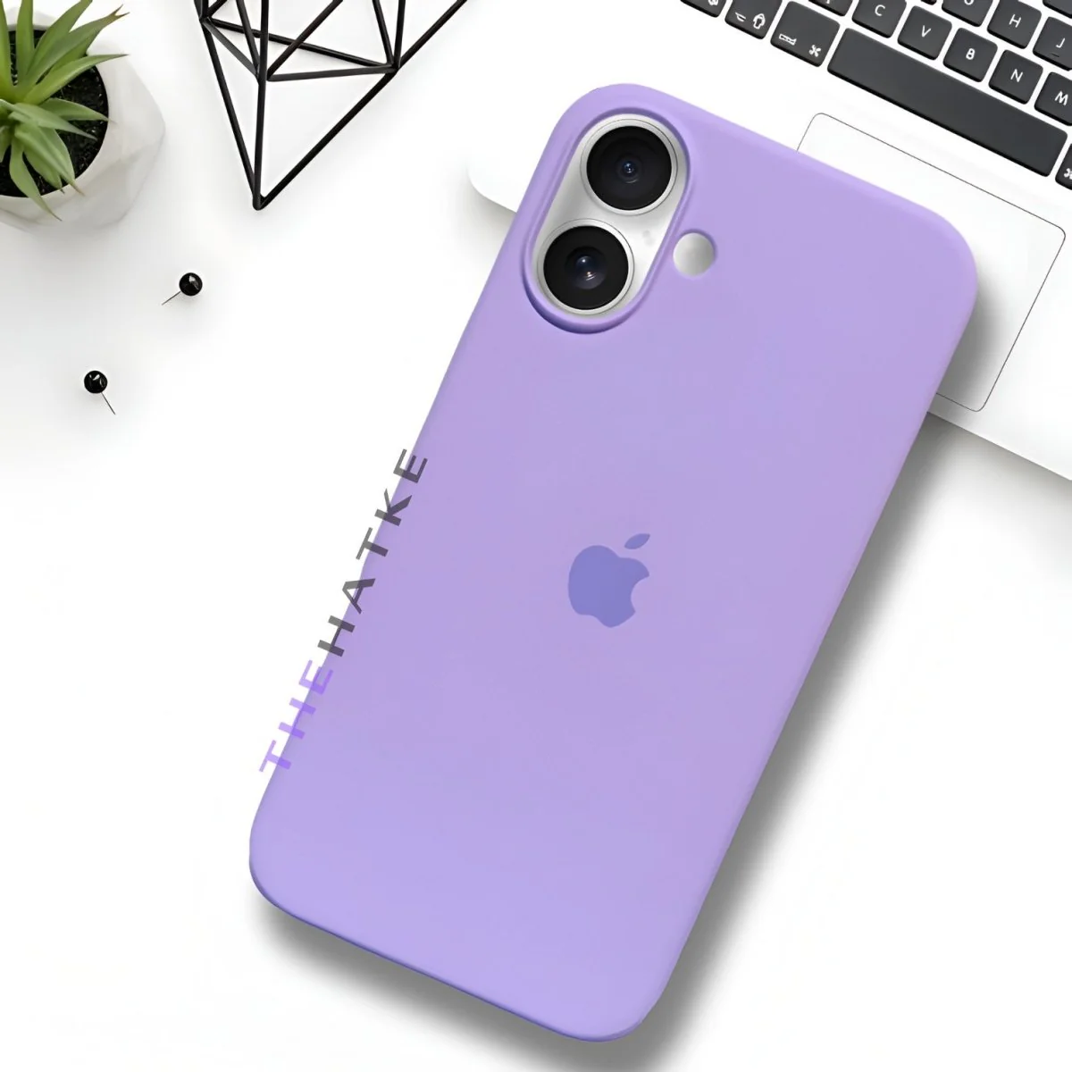 Purple Original Silicone case for Apple iphone 16 Plus - Image 5