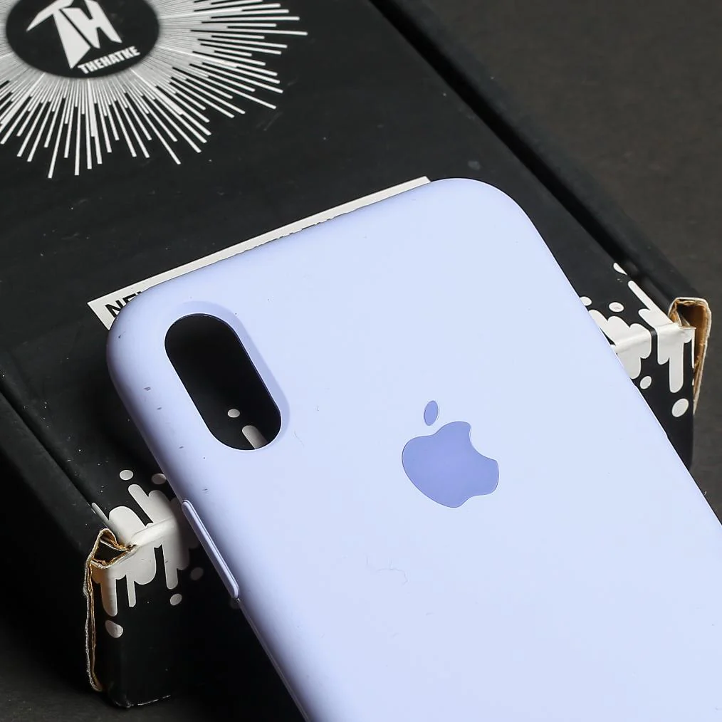 Purple Original Silicone case for Apple iphone Xs Max - Image 4