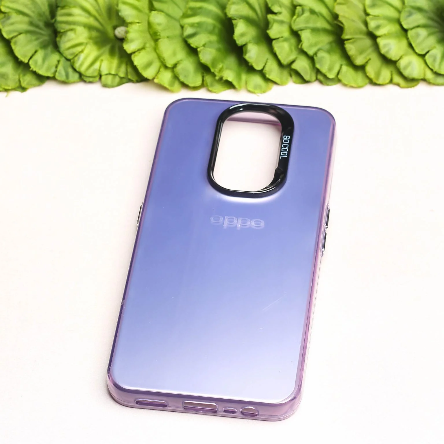Purple Rgiem Slim Slicone Non-Yellowing Protective Case for Oppo A5 2020 - Image 2