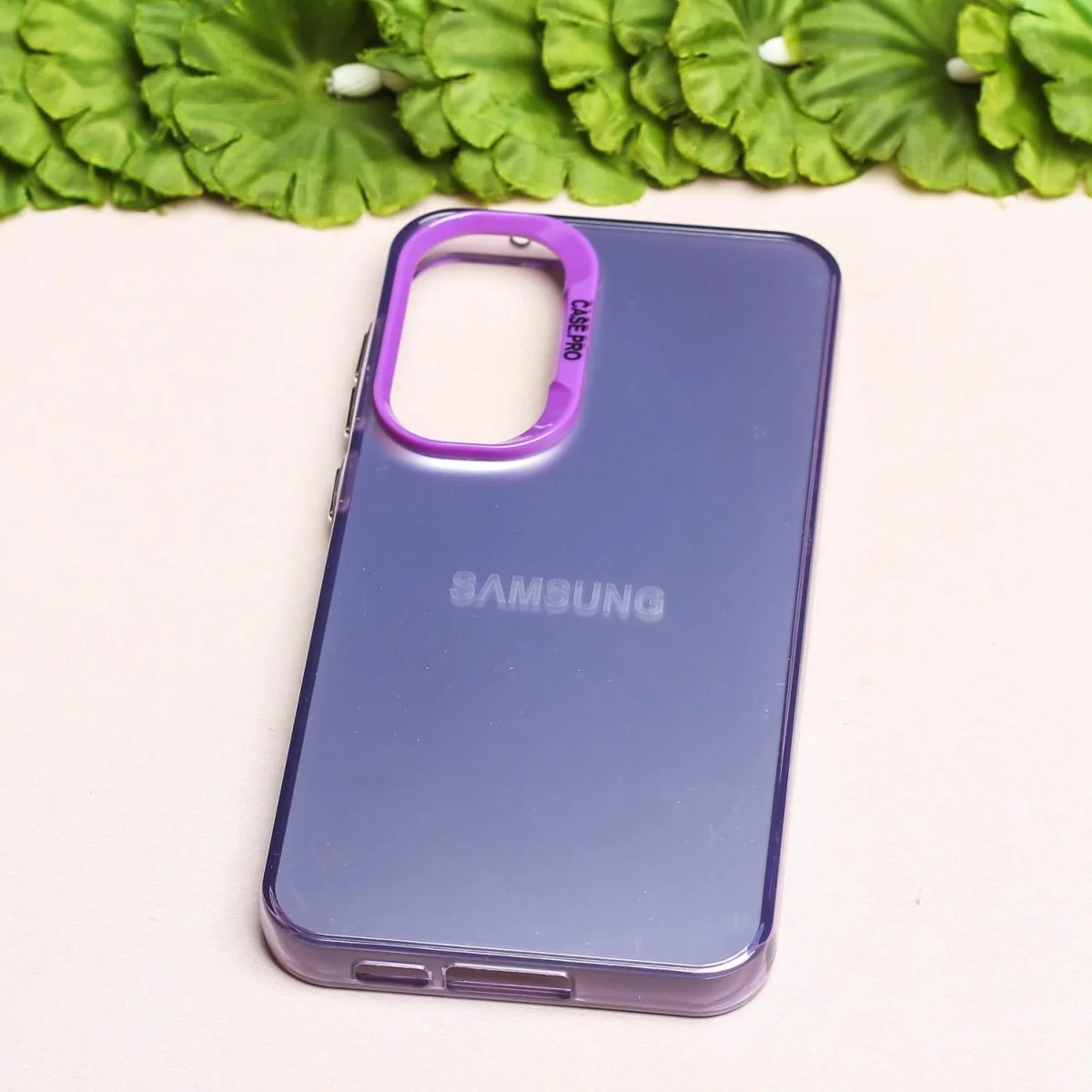 Purple Rgiem Slim Slicone Non-Yellowing Protective Case for Samsung S21 Fe - Image 2