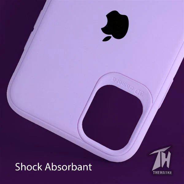 Purple Silicone Case for Apple iphone 12 - Image 2
