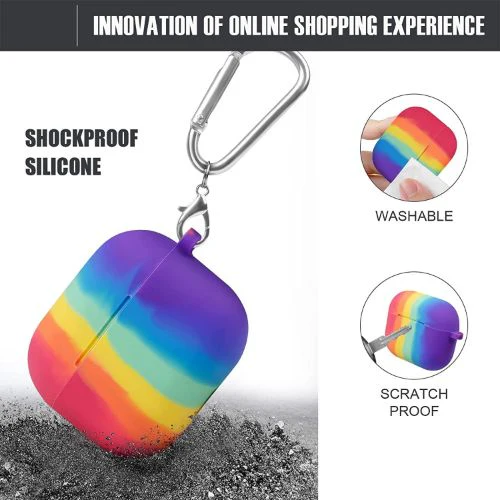 Rainbow Silicone Case For Apple Airpods 3 - Image 4