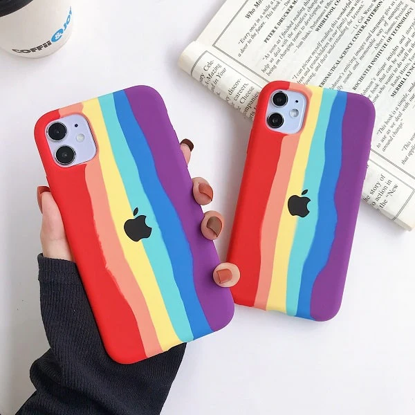 Rainbow Silicone Case for Apple iphone 11