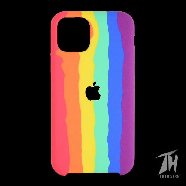 Rainbow Silicone Case for Apple iphone 11 - Image 2