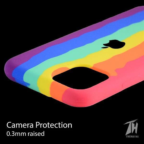 Rainbow Silicone Case for Apple iphone 13 mini - Image 3