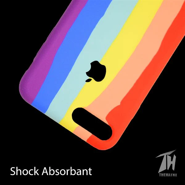 Rainbow Silicone Case for Apple iphone 6 plus/6s plus - Image 3