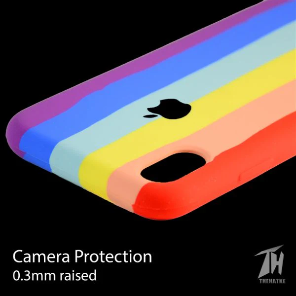 Rainbow Silicone Case for Apple iphone Xs Max - Image 3