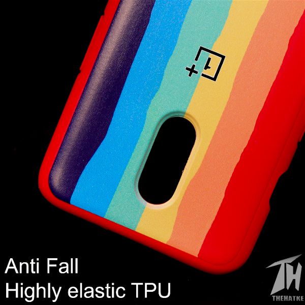 Rainbow Silicone Case for Oneplus 6t - Image 2