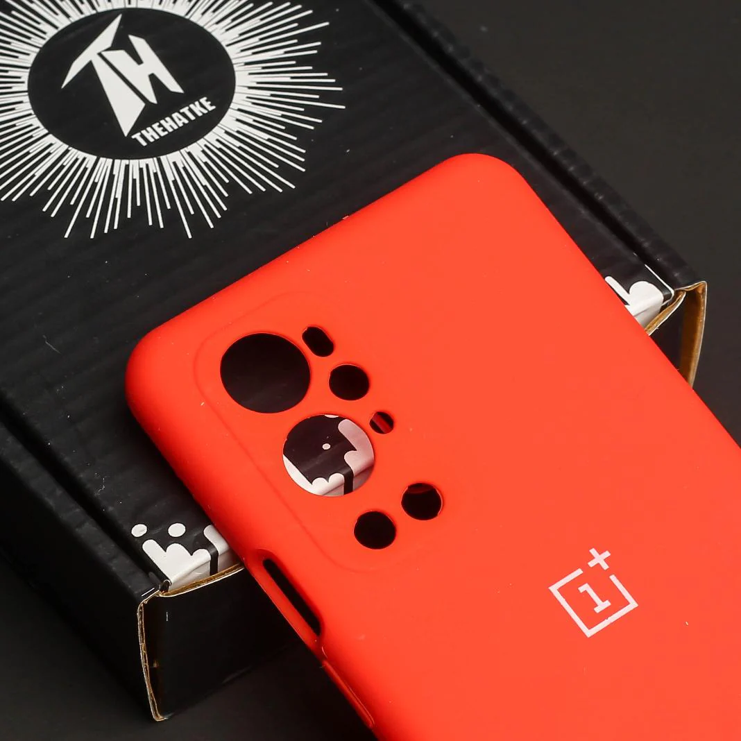 Red Camera Original Silicone Case for Oneplus 9 Pro - Image 4