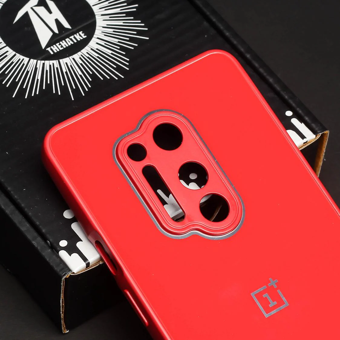 Red camera Safe mirror case for Oneplus 8 Pro - Image 4