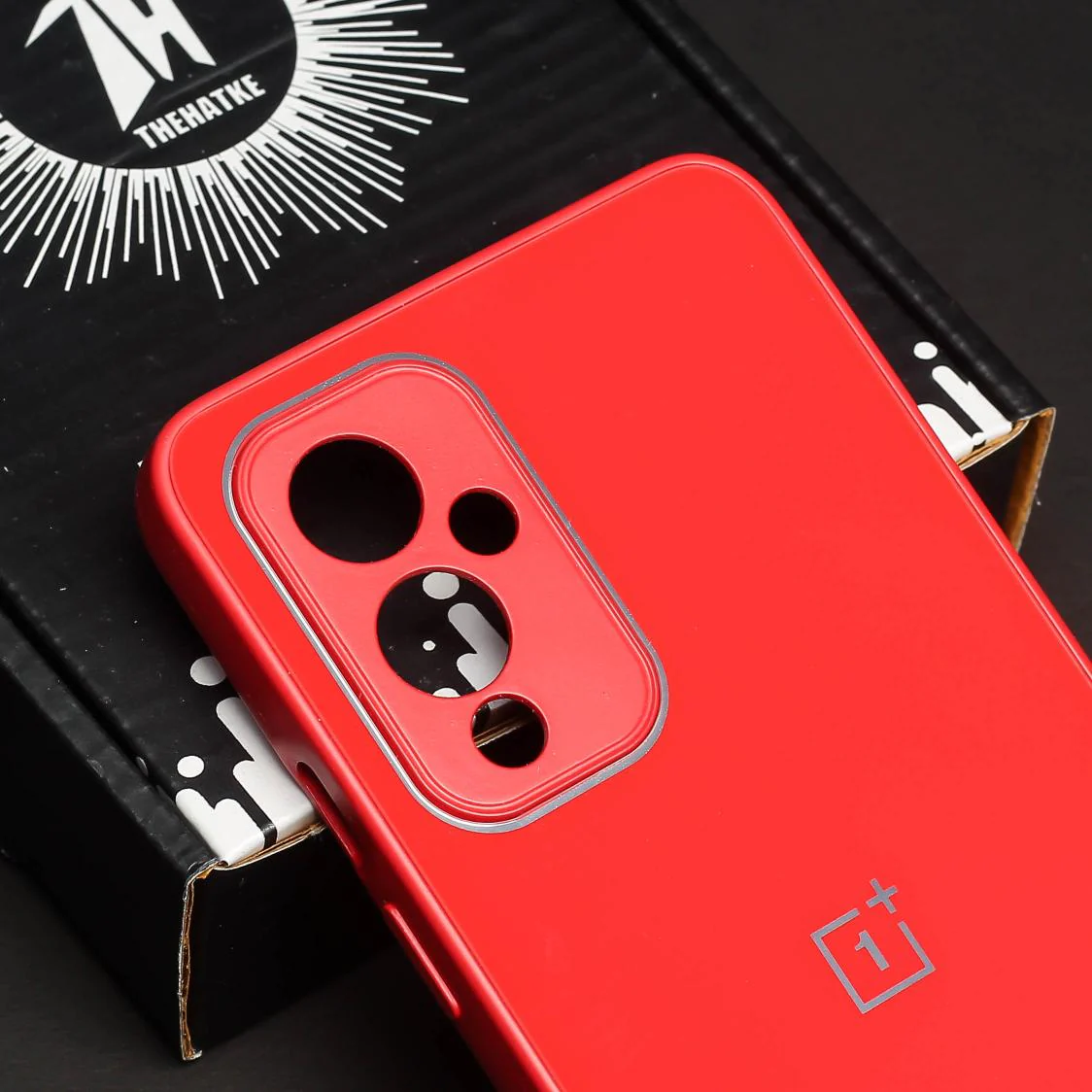 Red camera Safe mirror case for Oneplus 9 - Image 4