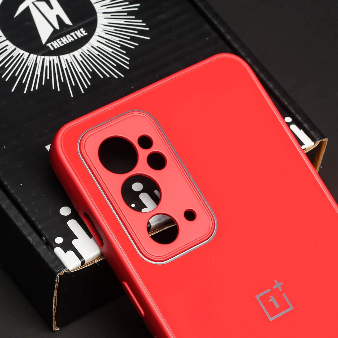 Red camera Safe mirror case for Oneplus 9rt - Image 4