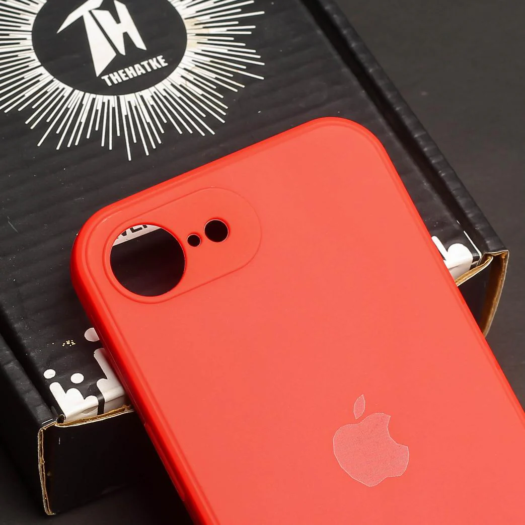 Red Candy Silicone Case for Apple Iphone 16E - Image 4