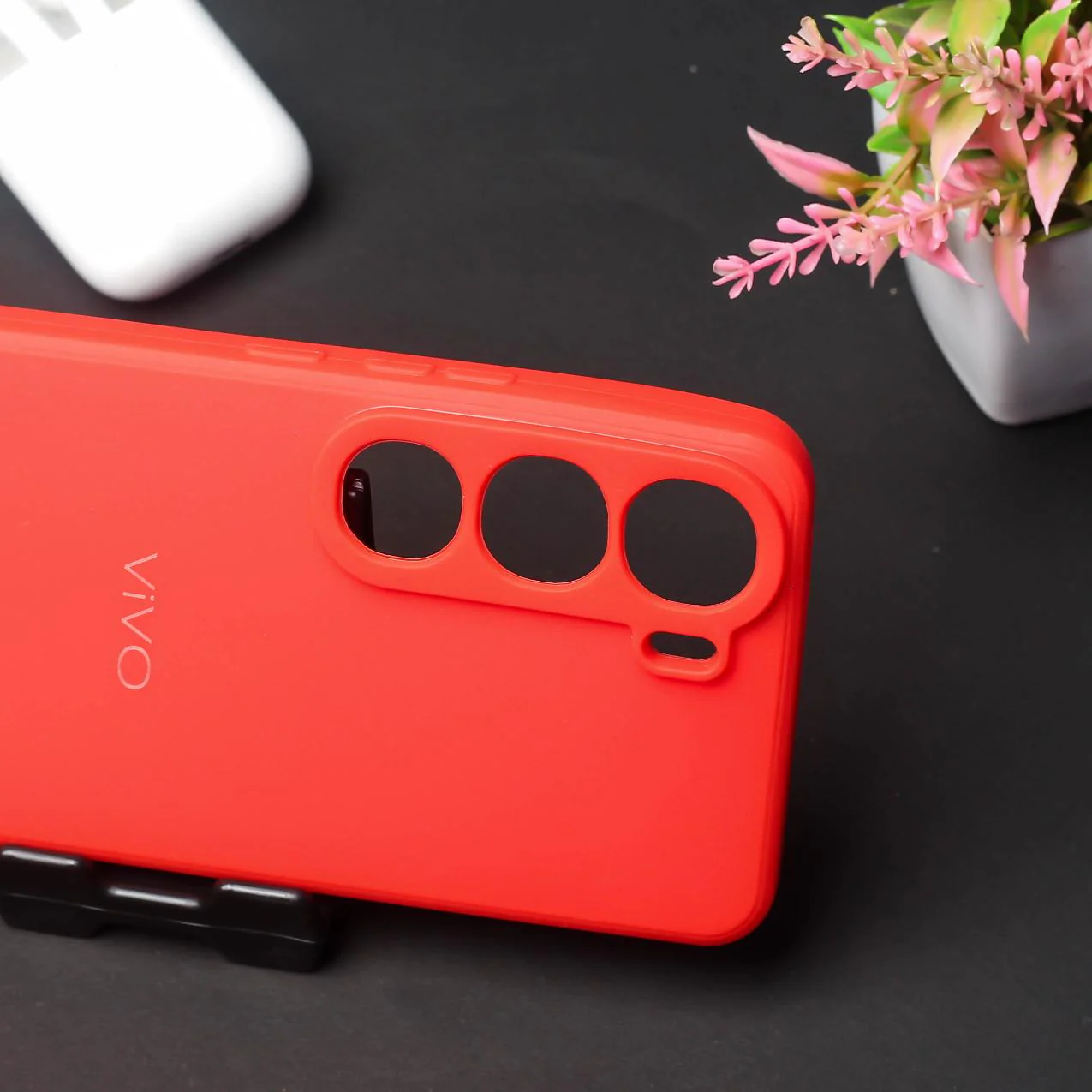 Red Candy silicone Case for Vivo Y300 - Image 2