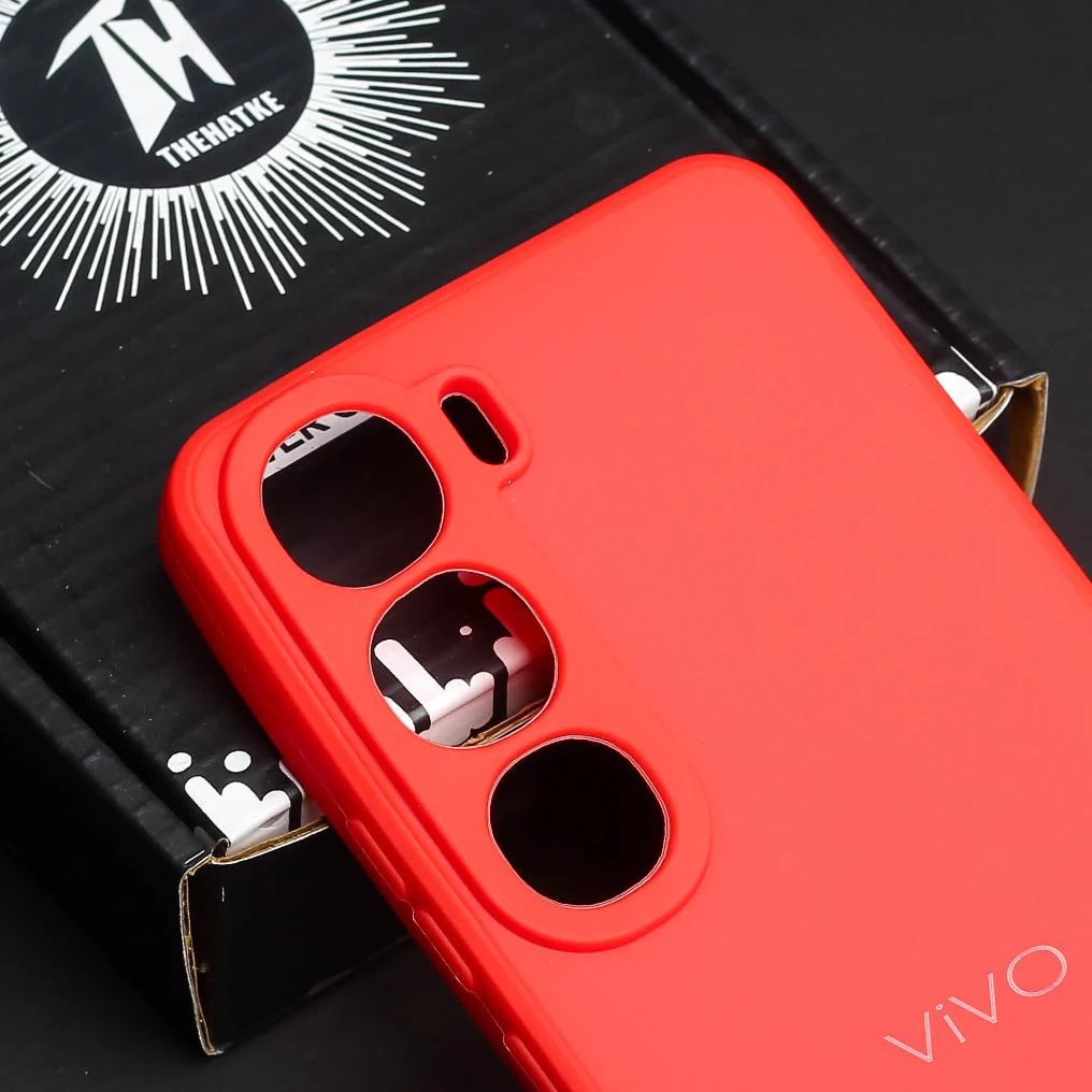 Red Candy silicone Case for Vivo Y300 - Image 4