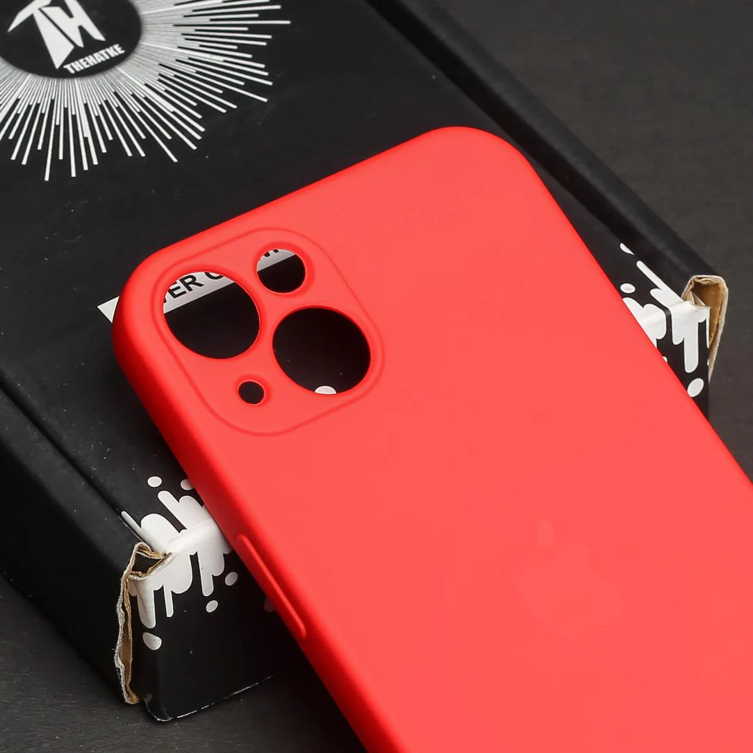 Red Original Camera Silicone case for Apple iphone 15 - Image 4