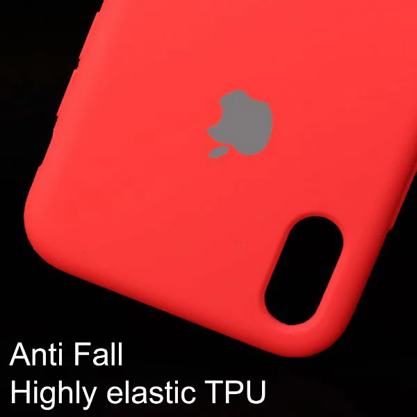 Red Original Silicone case for Apple iphone X/Xs - Image 3