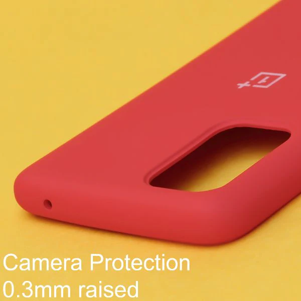 Red Original Silicone case for Oneplus 9R - Image 4