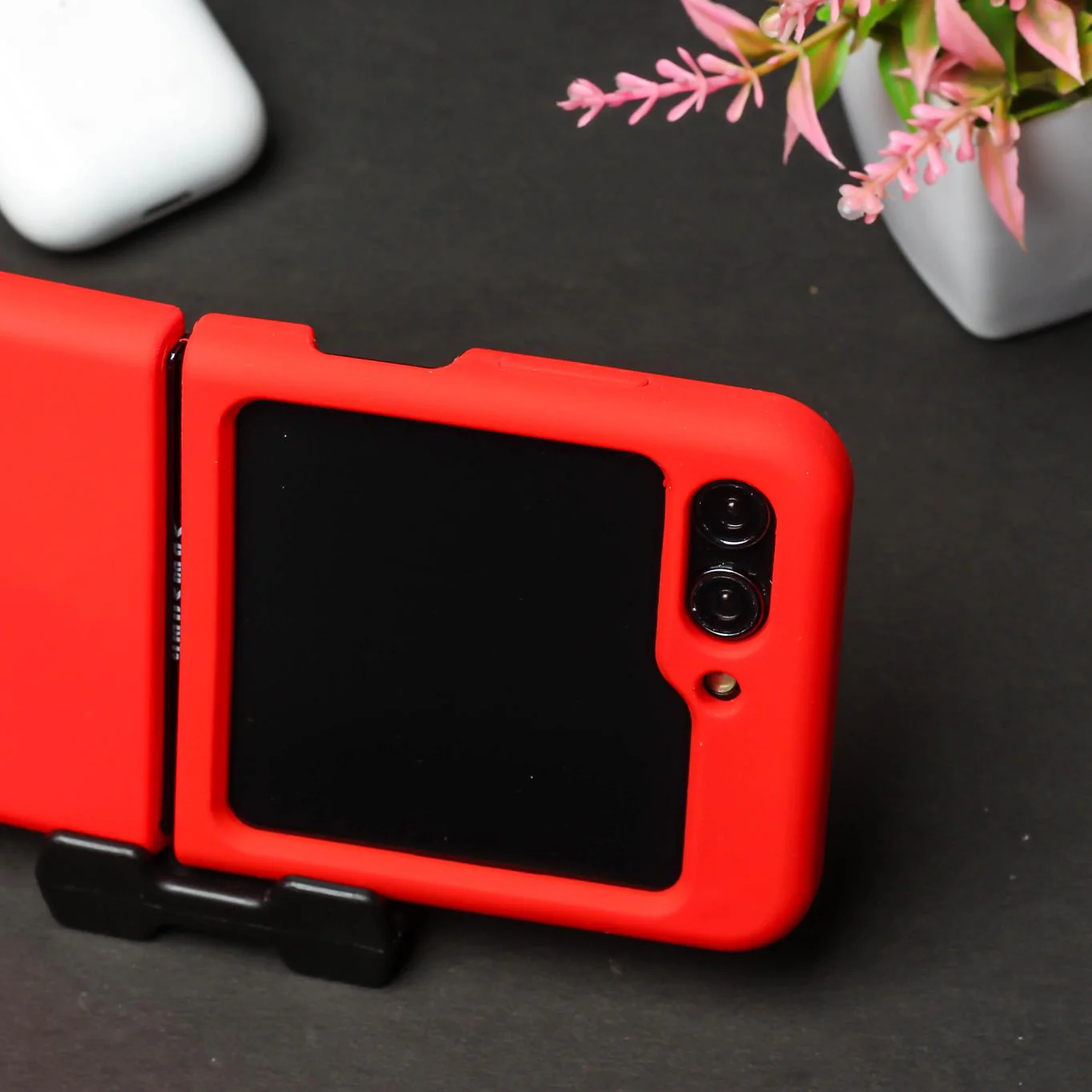Red Original Silicone case for Samsung Galaxy Z FLIP 5 - Image 4