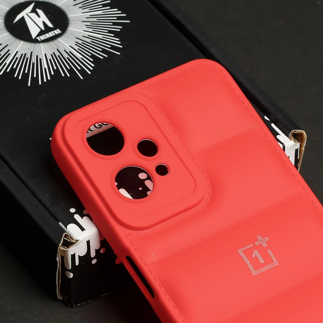 Red Puffon silicone case for Oneplus Nord CE 2 Lite - Image 4