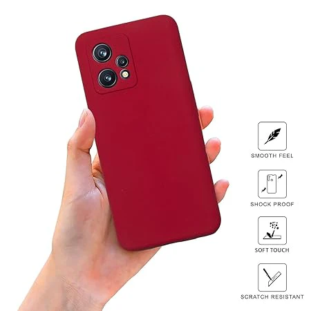 Red Spazy Silicone Case for Realme 9 Pro