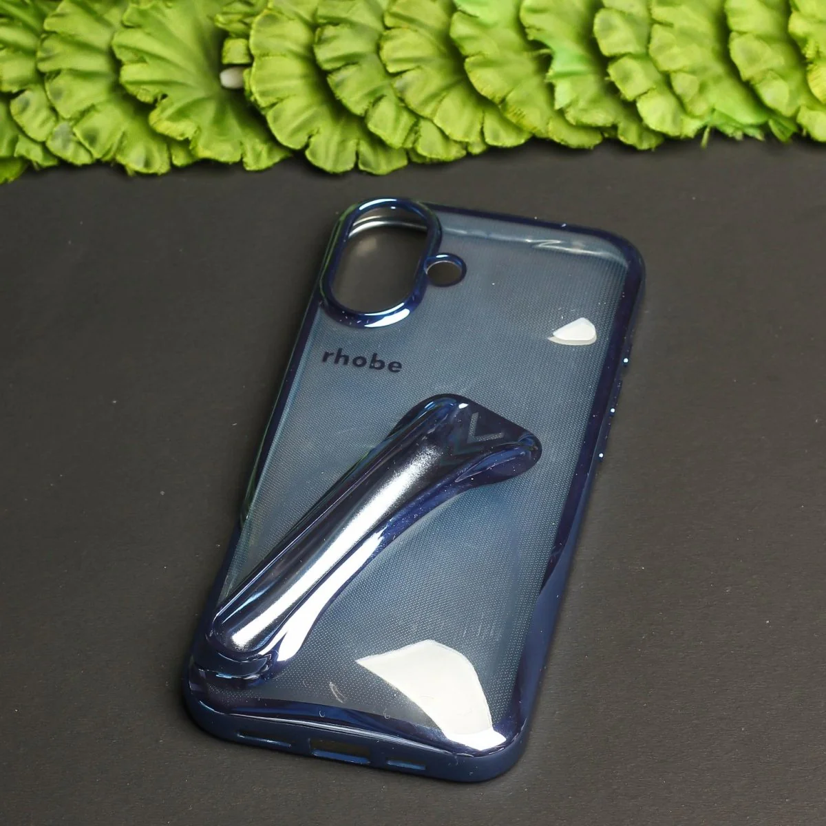 Rhobe Blue Silicone Case for Apple Iphone 16 Plus - Image 2