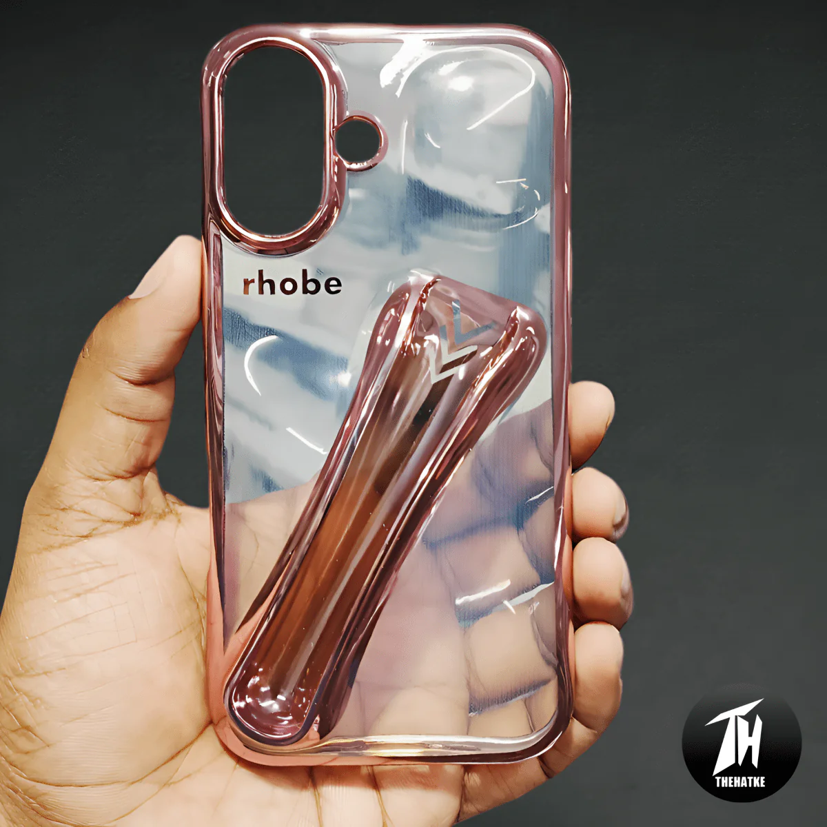 Rhobe Pink Silicone Case for Apple Iphone 16 Plus - Image 5