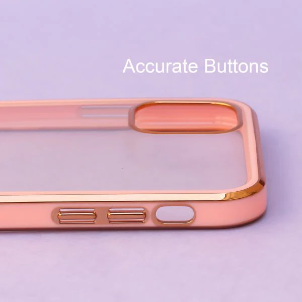 Rose Gold Electroplated Transparent Case for Apple iphone 11 - Image 3
