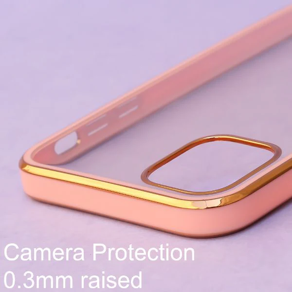 Rose Gold Electroplated Transparent Case for Apple iphone 12 - Image 5
