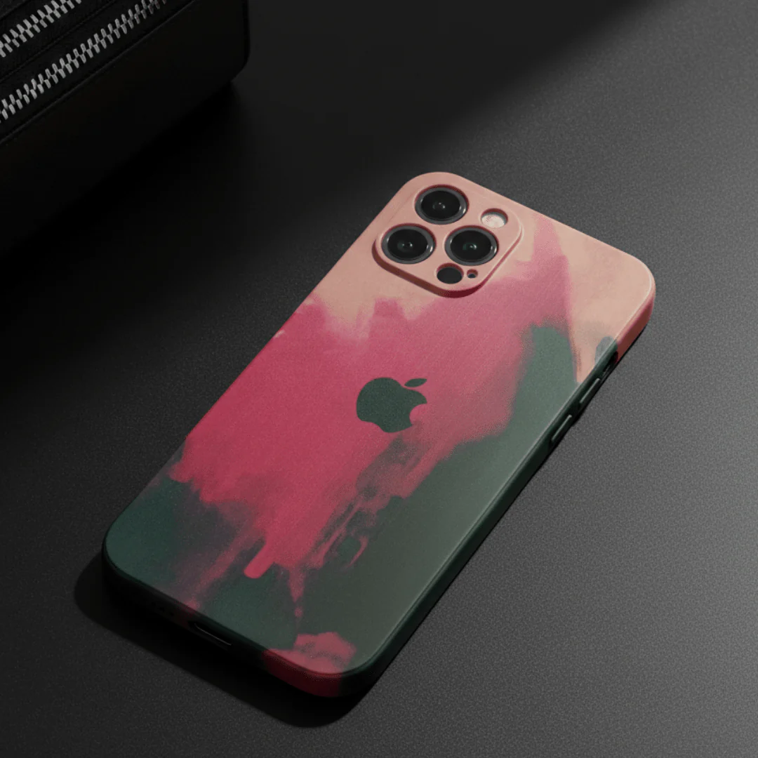 Roseate oil Paint Silicone Case for Apple Iphone 11 Pro