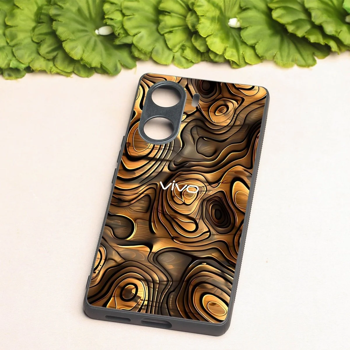 Rust Mirage metal back case for Vivo V29e - Image 2
