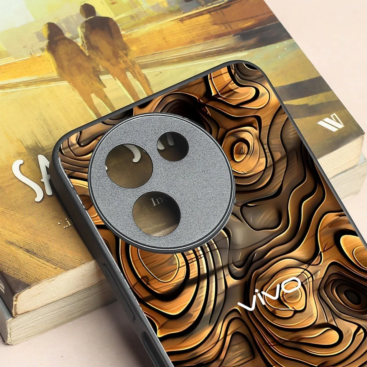 Rust Mirage metal back case for Vivo Y200i - Image 3