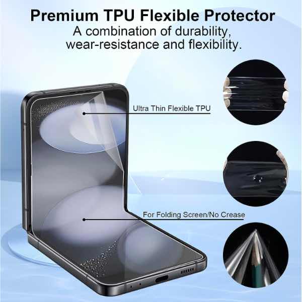 Screen and body Protector for Samsung Galaxy Z FLIP 3 - Image 2