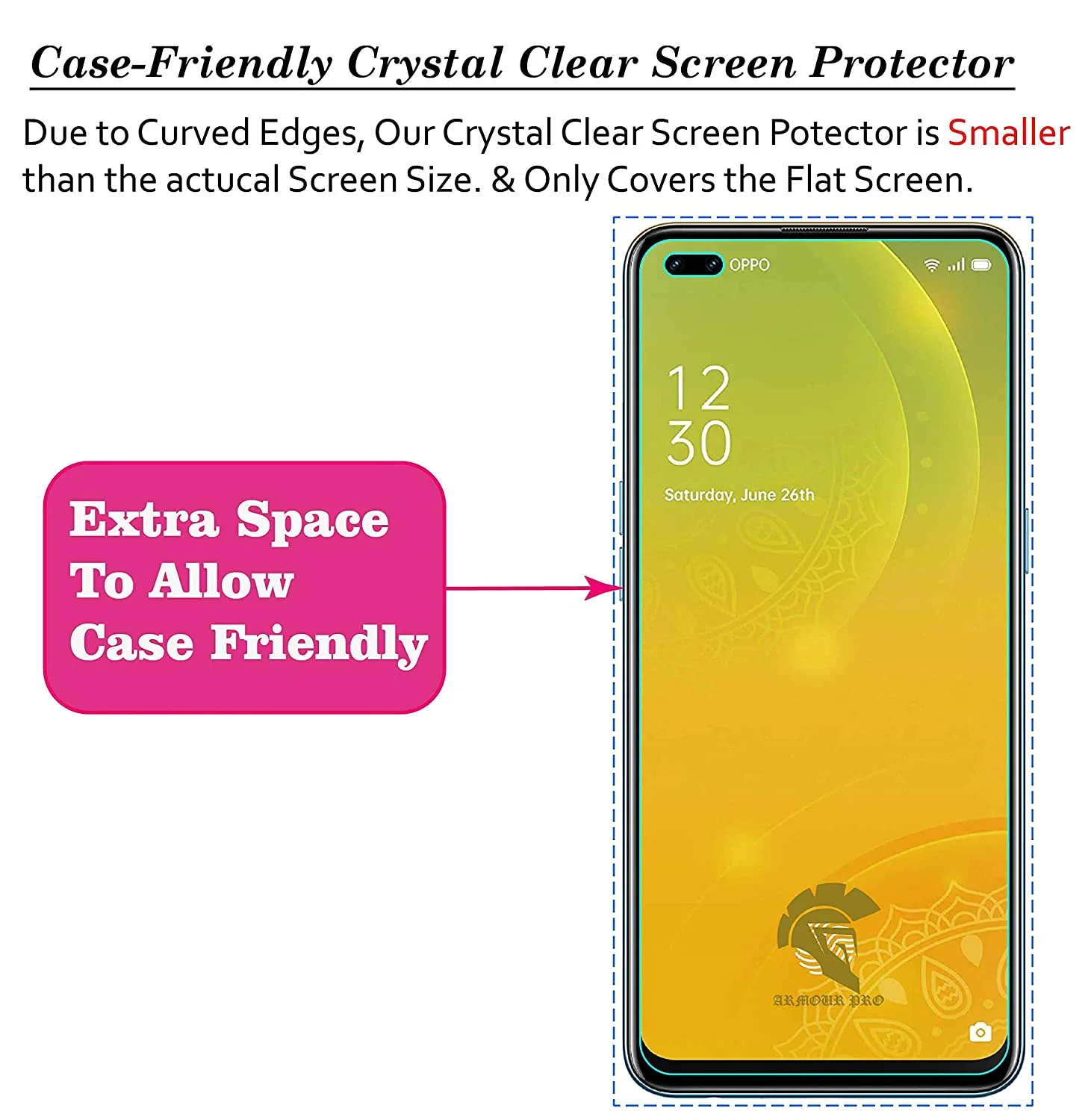 Screen Protector for Oppo F17 pro - Image 3